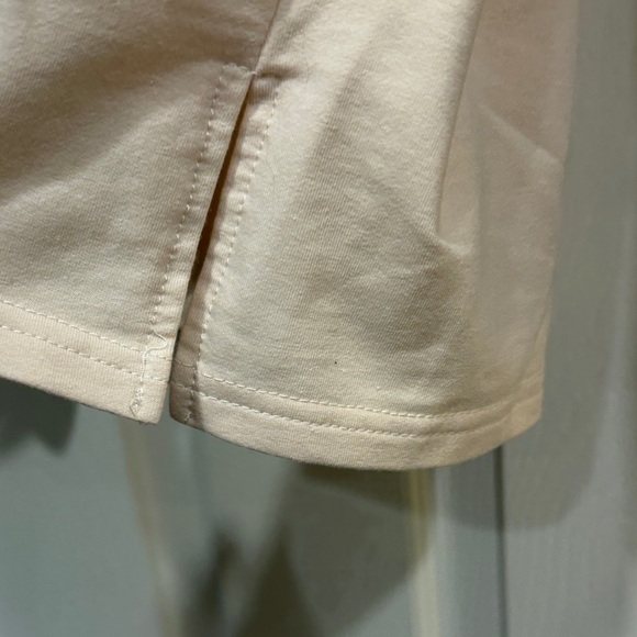 NWOT Online Boutique Floral Appliqué Beige Long Sleeve Top - Picture 8 of 11